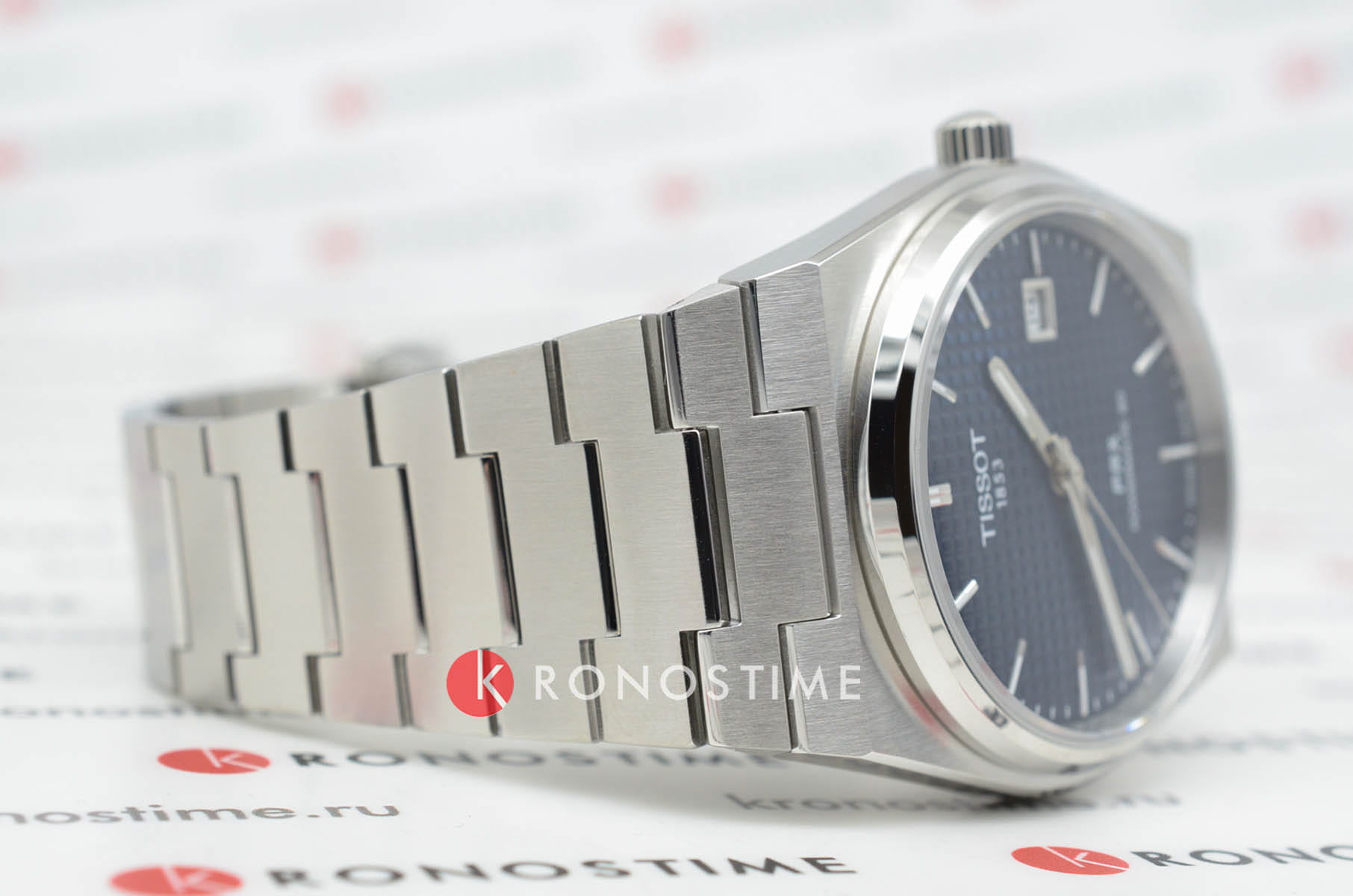 Tissot Tissot PRX Powermatic 80 T137.407.11.041.00 мужские часы синий циферблат на запястье