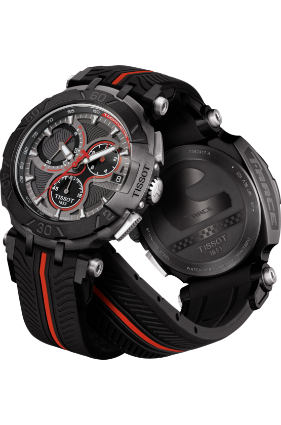 Tissot Tissot T-Race Chronograph T092.417.37.067.00 T Race, наручные мужские часы фото под углом