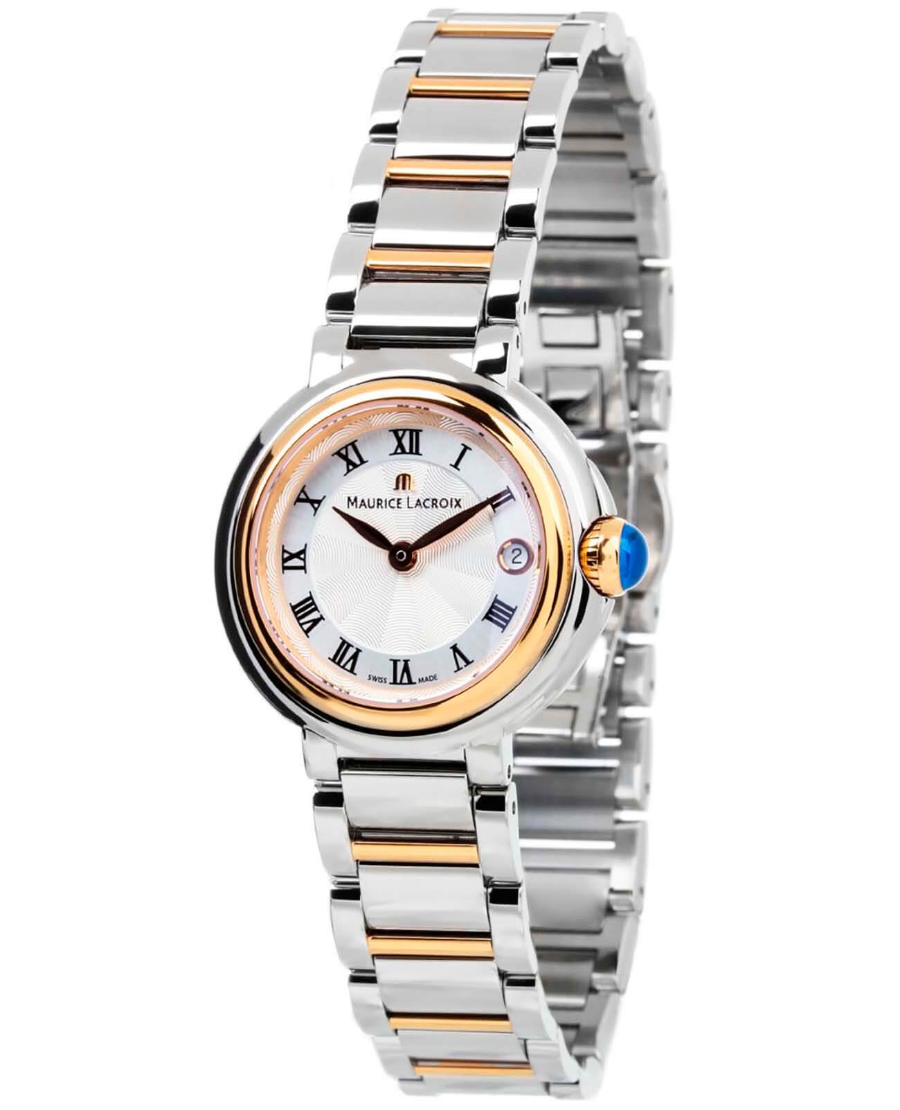 Maurice Lacroix Maurice Lacroix FIABA Date FA1004-PVP13-110-1, fiaba швейцария женские часы на браслете сталь c pvd покрытием боковой вид