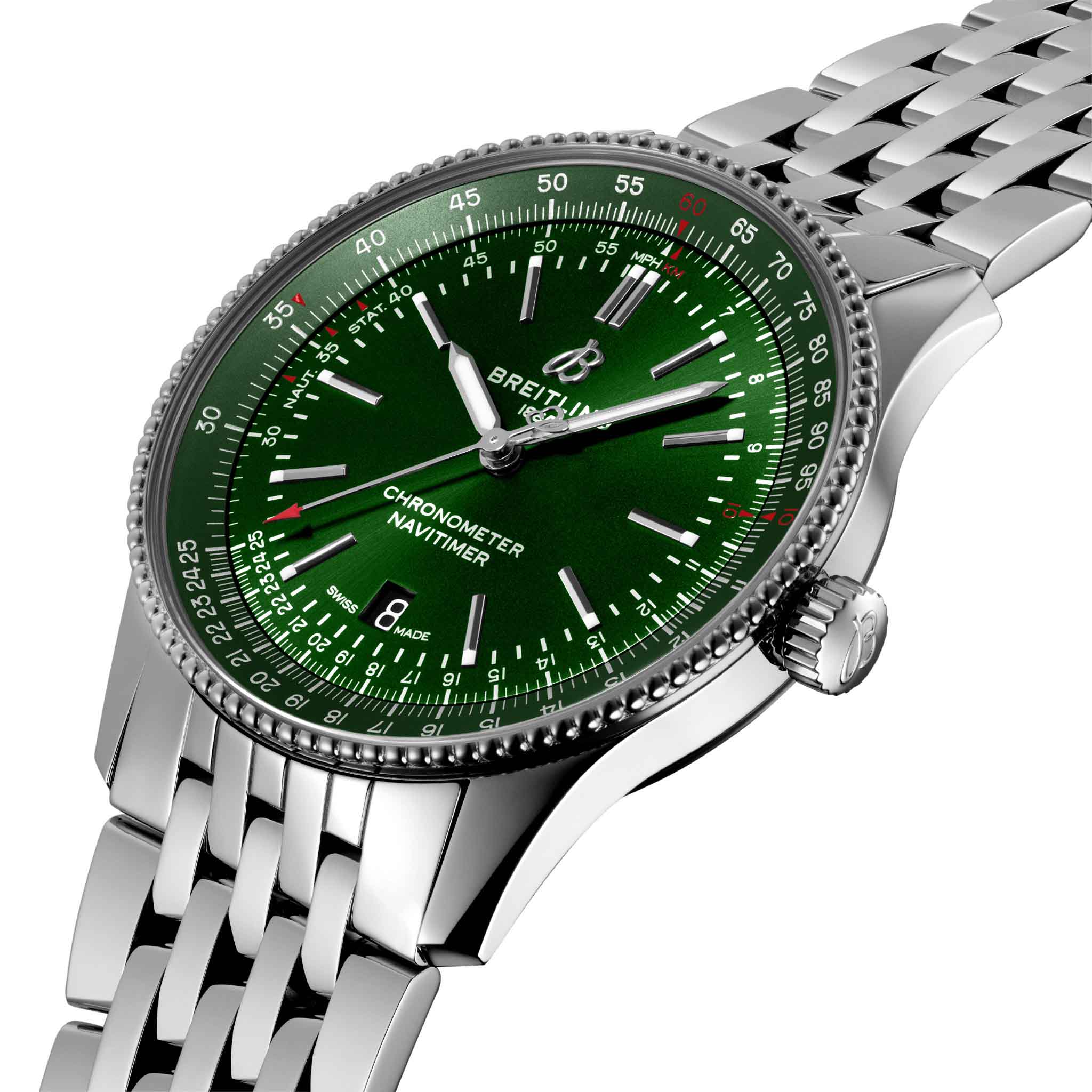 Оригинальные часы Breitling Breitling Navitimer Automatic 41 A17326361L1A1 механические калибр механизма breitling 17 общий вид