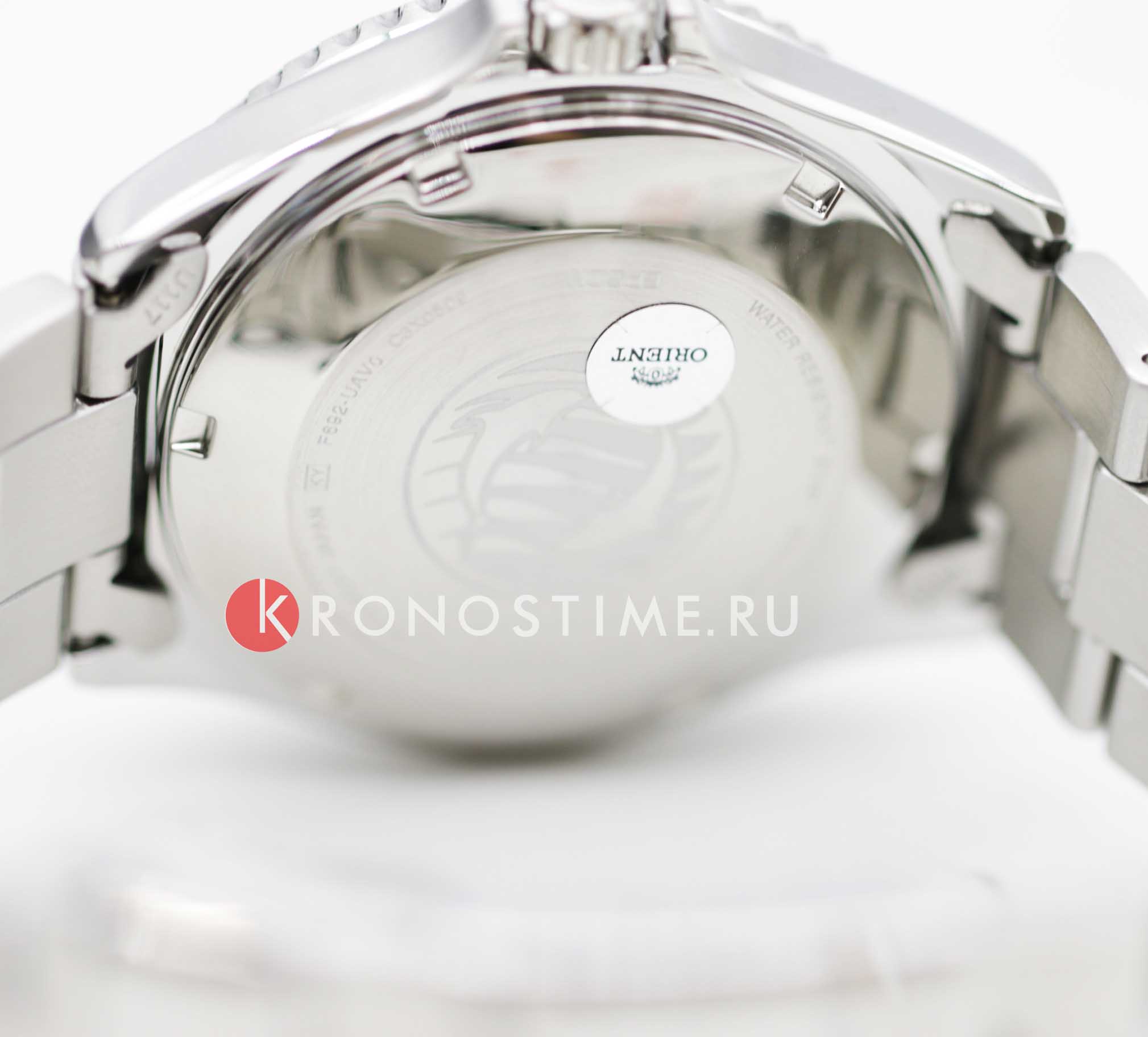 Orient Orient Mako Kamasu RA-AA0810N (RN-AA0810N) механические мужские часы часы крупный план серый циферблата