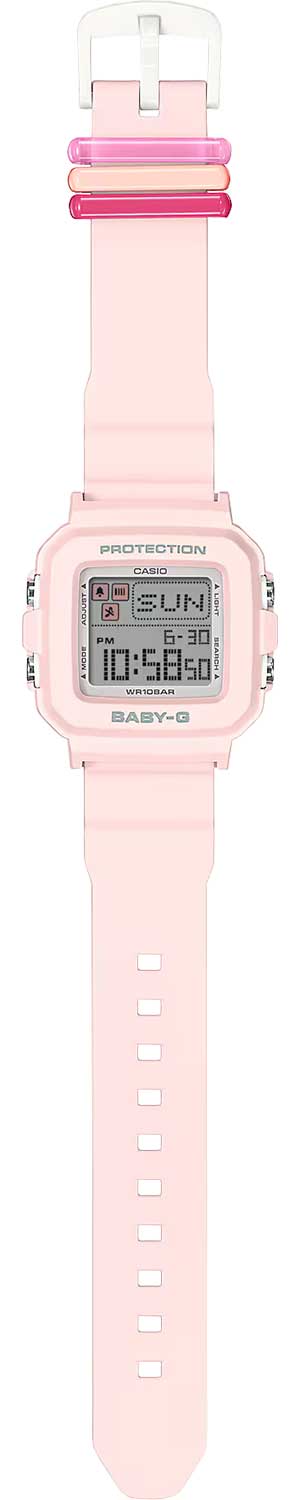 Casio Casio Baby-G BGD-10L-4, baby-g япония женские часы на браслете пластик боковой вид