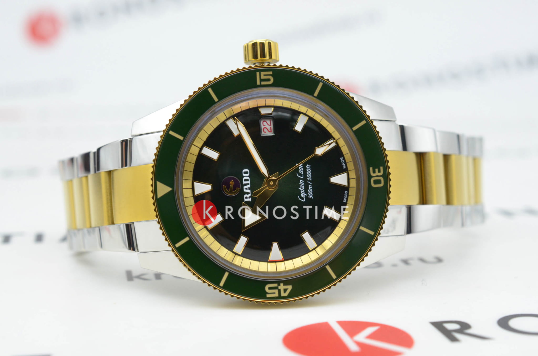 Оригинальные часы Rado Rado Captain Cook Automatic R32138303 механические калибр механизма  общий вид