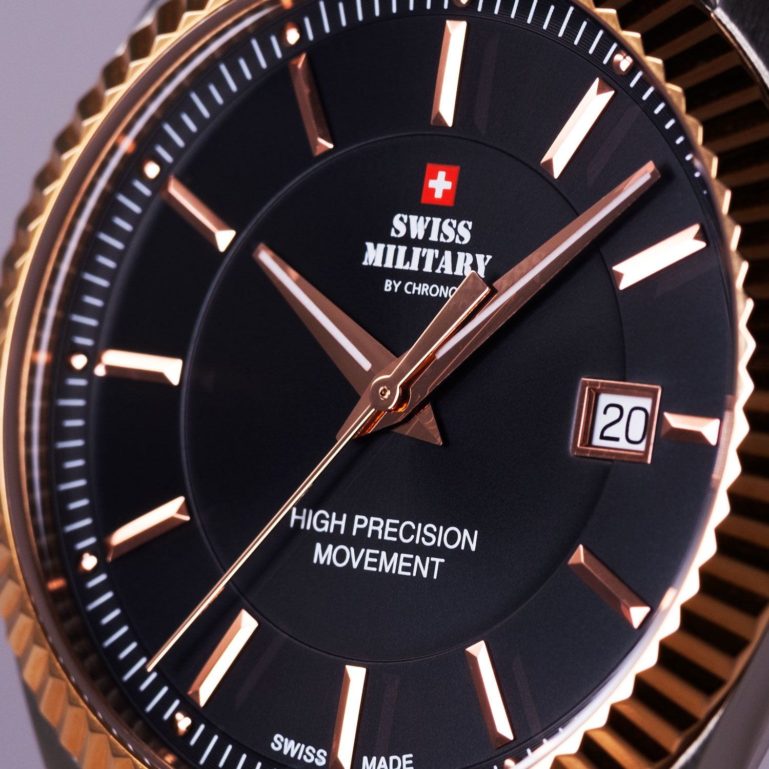 Swiss Military by Chrono SM34065.06 мужские часы застежка крупным планом