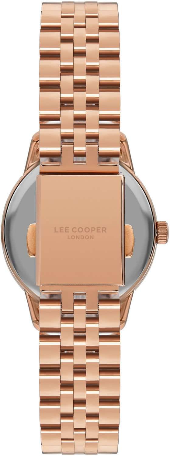 Lee Cooper Lee Cooper LC07144.430,  англия женские часы на браслете нержавеющая сталь с ip-покрытием боковой вид