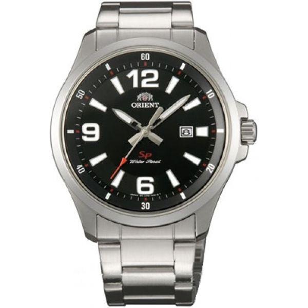 Orient Orient UNE1005B (FUNE1005B)  FUNE1005B  мужские часы  циферблат, браслет  — вид спереди