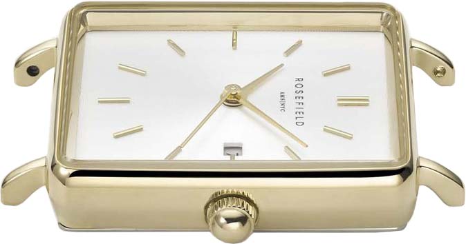 Rosefield Rosefield The Boxy QWSG-Q03 женские часы белый циферблат на запястье