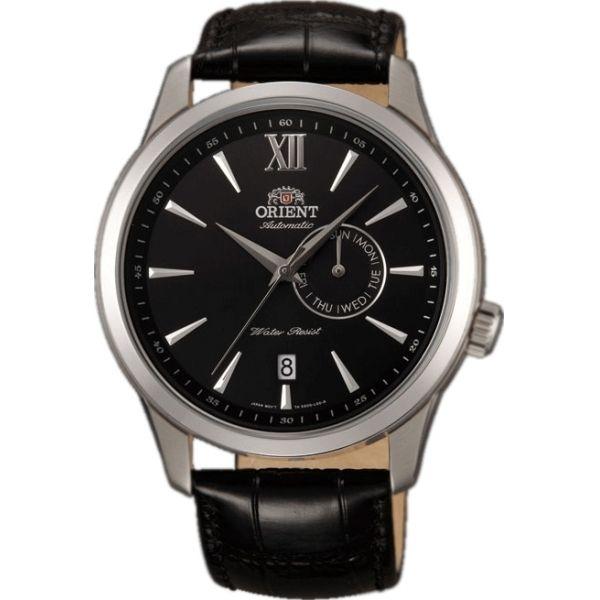 Orient Orient ES00005B (FES00005B)  FES00005B  мужские часы  циферблат, браслет кожаный — вид спереди