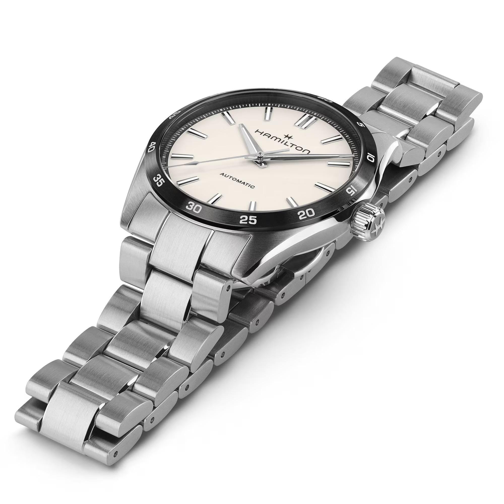 Hamilton Hamilton Jazzmaster Performer Auto H36205110 , наручные мужские часы фото под углом