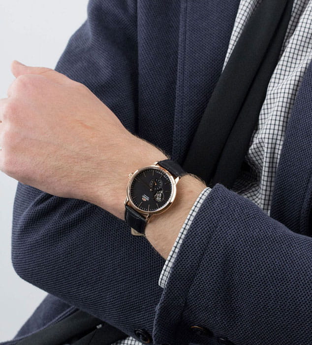 Orient Orient RA-AR0103B1 (RN-AR0103B) мужские часы черный циферблат на запястье