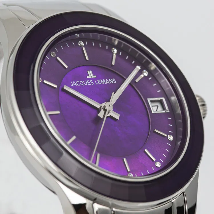 Jacques Lemans Jacques Lemans Venice 1-2194E , наручные женские часы фото под углом