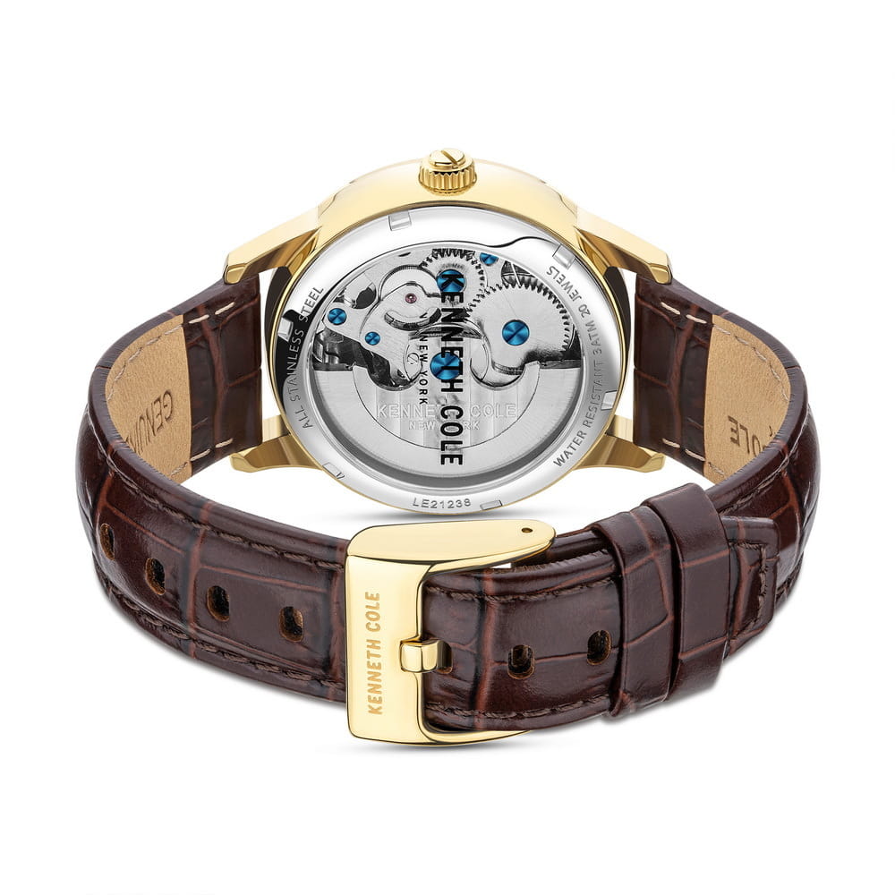 Kenneth Cole Kenneth Cole Classic KCWLE2123802,  сша женские часы на браслете кожаный боковой вид