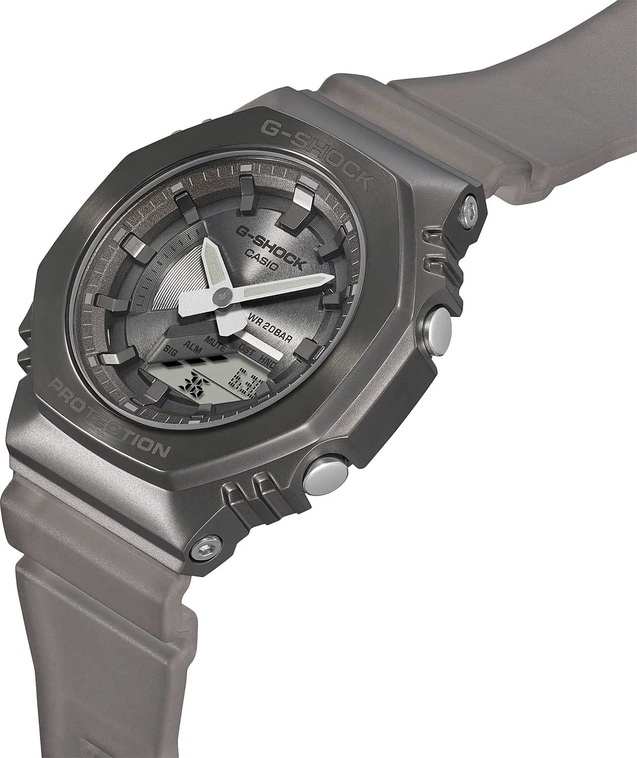 Оригинальные часы Casio Casio G-Shock GM-S2100MF-1A электронные калибр механизма  общий вид