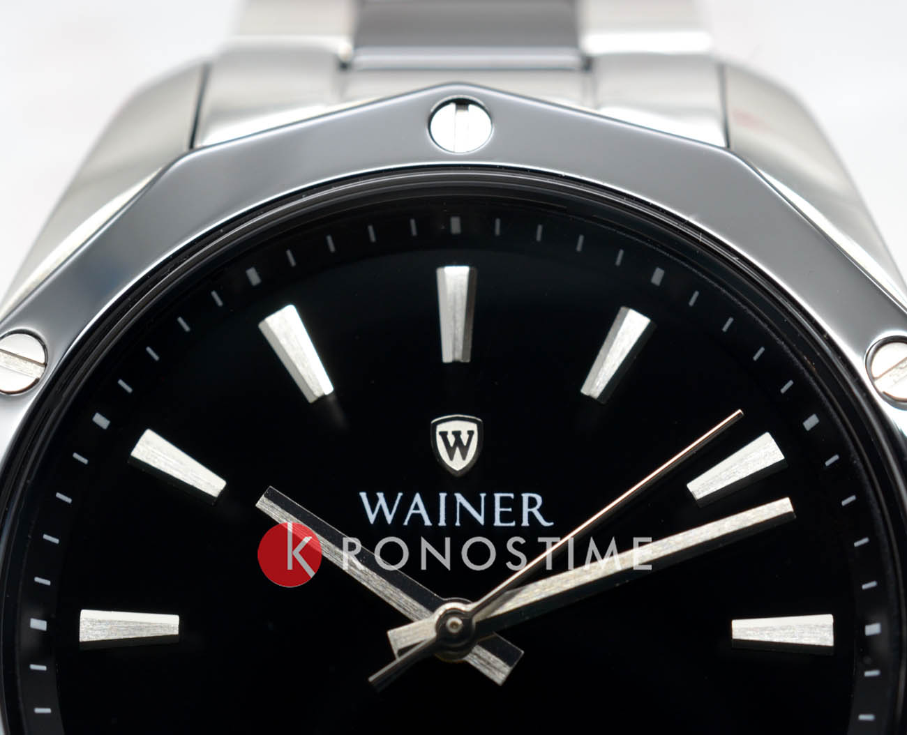 Wainer Wainer Diamond WA.18050-A,  швейцария женские часы на браслете нержавеющая сталь с pvd-покрытием боковой вид