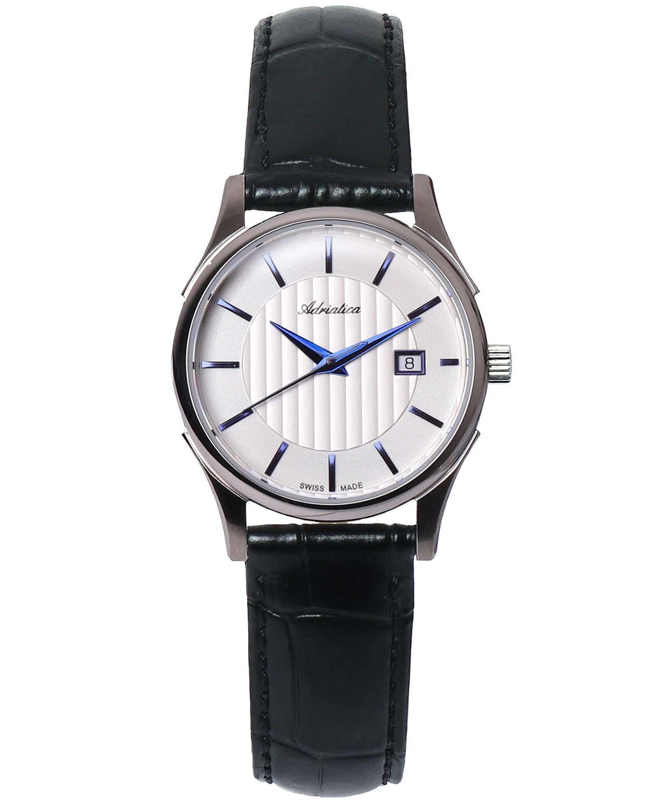Adriatica Adriatica Pairs A3146.52B3Q  A3146.52B3Q кварцевые женские часы белый циферблат, браслет кожаный — вид спереди