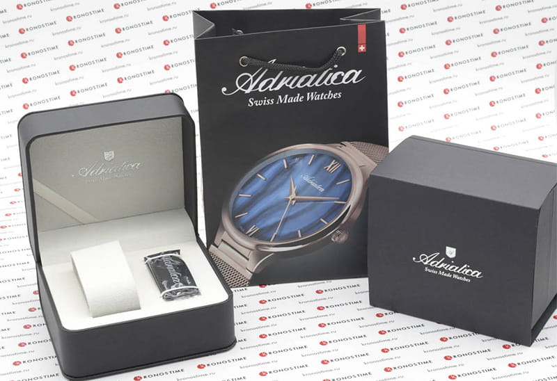 Adriatica Adriatica Essence A3760.518FQ,  швейцария женские часы на браслете сталь c pvd покрытием боковой вид