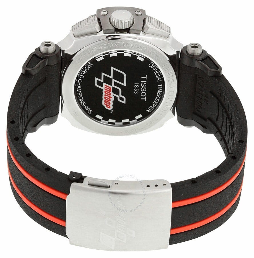 Tissot Tissot T-Race Chronograph T092.417.27.201.00 мужские часы черный циферблат на запястье