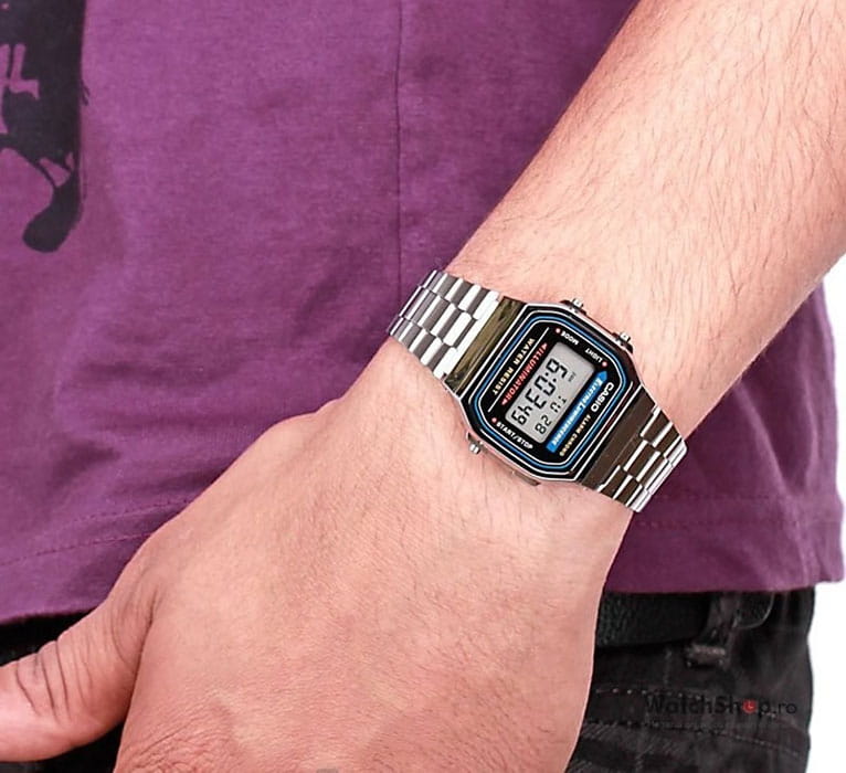 Casio Casio Collection A-164WA-1 кварцевые часы с аксессуарами мужские часы модель A-164WA-1