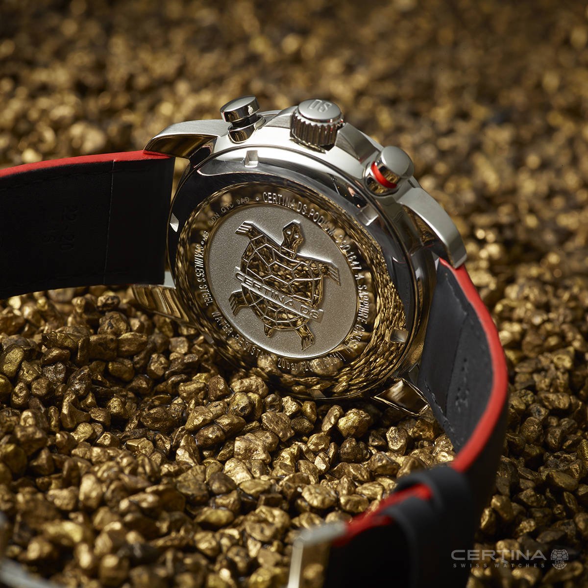 Certina Certina DS Podium Chronograph 1/100 sec C001.647.16.057.01 швейцария наручные мужские часы заводная головка с логотипом Certina