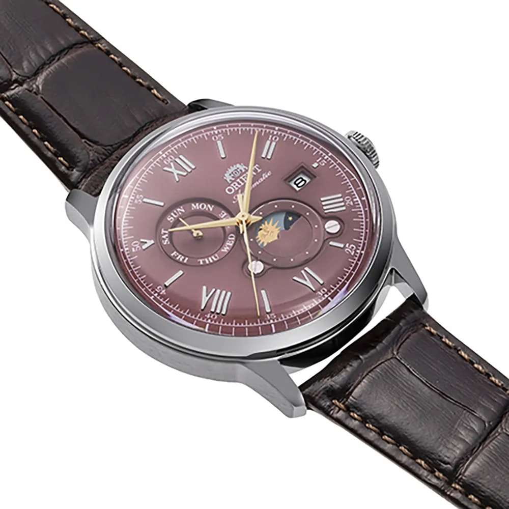 Orient Orient Sun & Moon RA-AK0807R (RN-AK0807R) , наручные мужские часы фото под углом