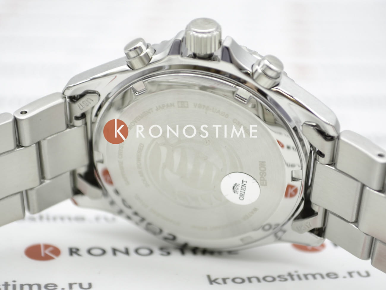 Orient Orient Chronograph RA-TX0201L (RN-TX0201L) кварцевые мужские часы часы крупный план черный циферблата