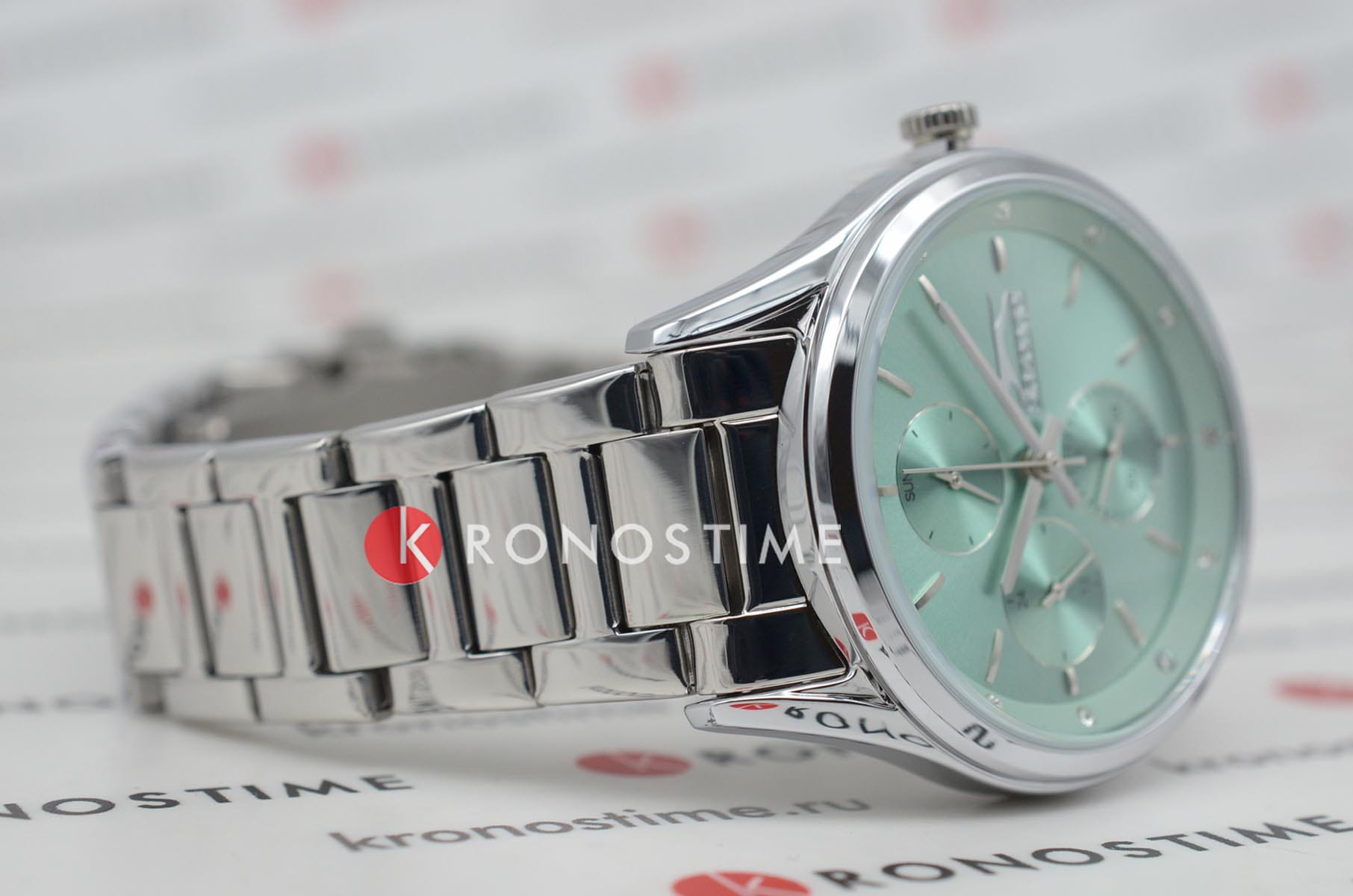 Slazenger Slazenger SL.09.2229.4.06 кварцевые женские часы часы крупный план бирюзовый циферблата