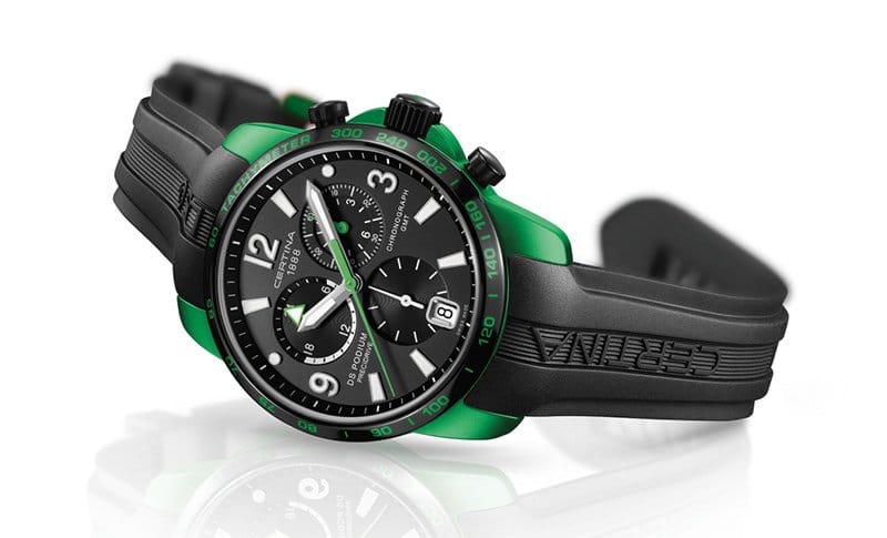 Оригинальные часы Certina Certina DS Podium Chronograph GMT Aluminium  C001.639.97.057.03 кварцевые калибр механизма g10.962 bf precidrive общий вид