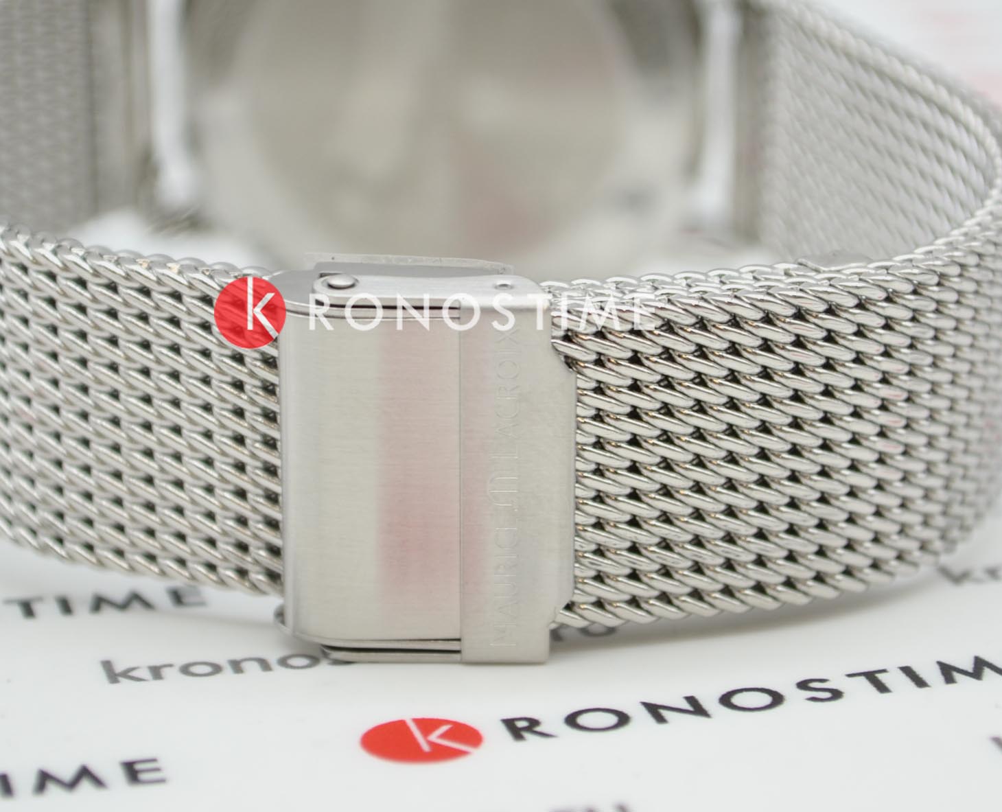 Maurice Lacroix Maurice Lacroix Eliros Chronograph EL1098-SS002-311-1  - задняя крышка сталь металл корпуса, швейцария часы