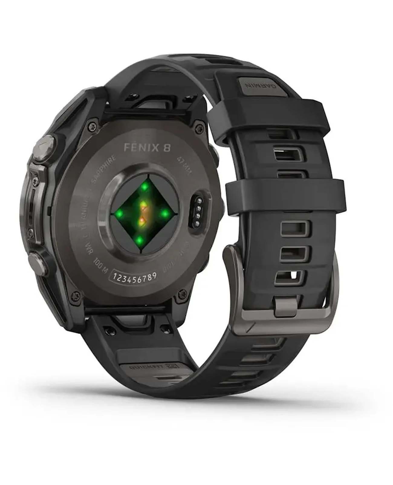 Garmin Garmin Fenix 8 010-02904-21, fenix сша мужские часы на браслете силикон боковой вид