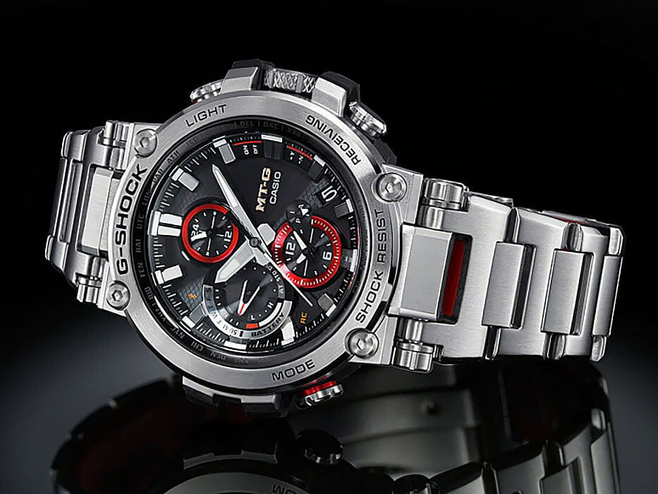 Casio Casio G-Shock Premium MTG-B1000D-1A MTG, наручные мужские часы фото под углом