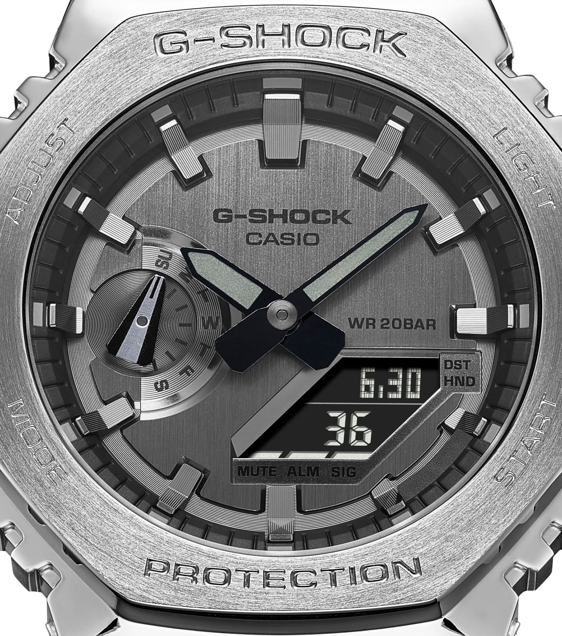 Casio Casio G-Shock GM-2100-1ADR (GM-2100-1A) GM - задняя крышка сталь металл корпуса, япония часы