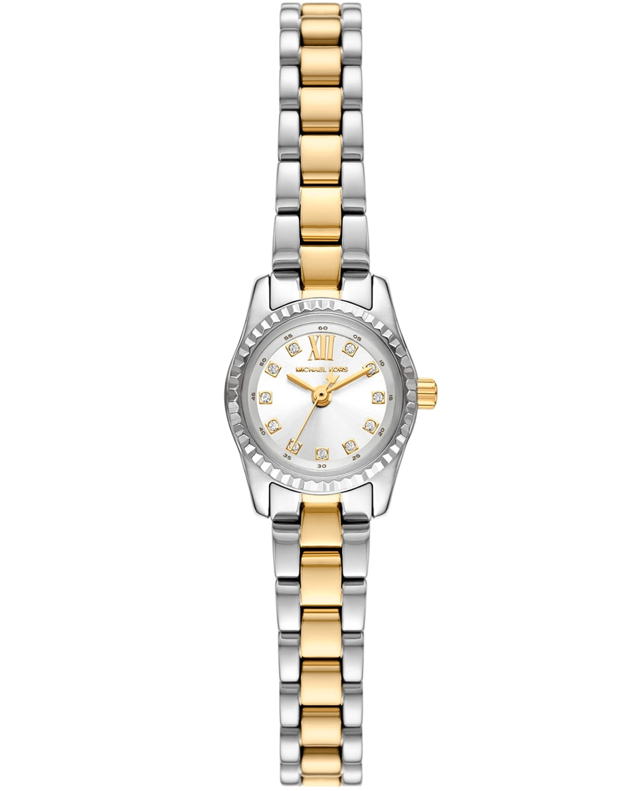 Michael Kors Michael Kors Lexington MK4903  MK4903 кварцевые женские часы серебристый циферблат, браслет нержавеющая сталь с pvd-покрытием — вид спереди