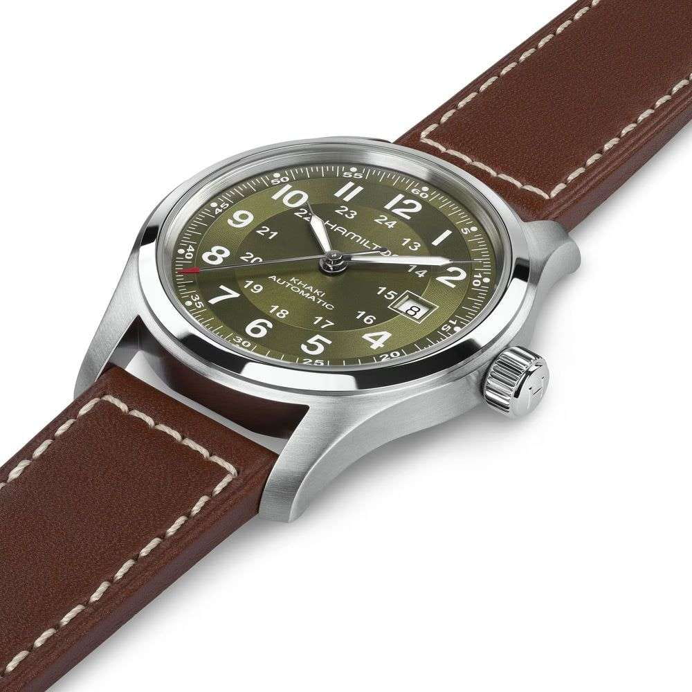 Hamilton Hamilton Khaki Field Auto H70605560 , наручные мужские часы фото под углом