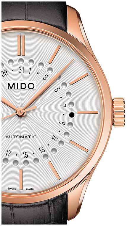 Mido Mido Belluna M024.407.36.031.09 мужские часы белый циферблат на запястье