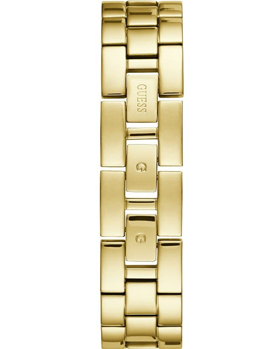 Guess GUESS W1288L2 кварцевые женские часы часы крупный план золотой циферблата