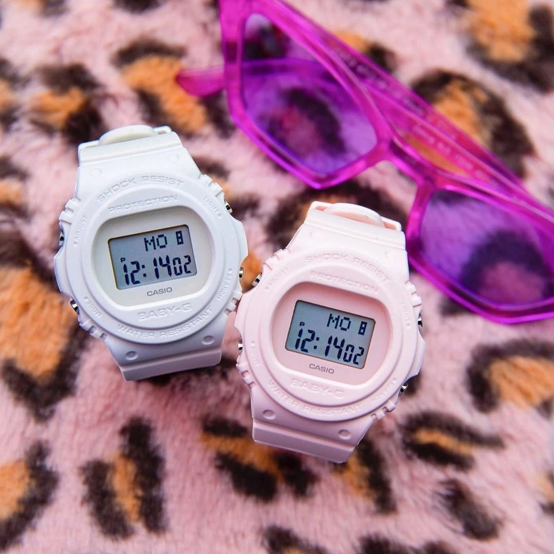 Casio BGD-570-7 женские часы застежка крупным планом