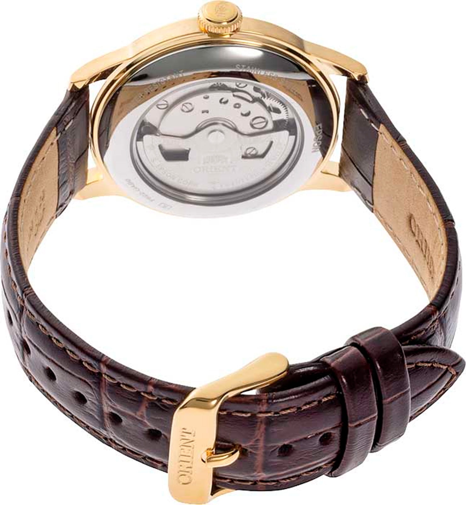 Orient Orient Automatic RA-AP0106S (RN-AP0106S), classic automatic япония мужские часы на браслете кожаный боковой вид