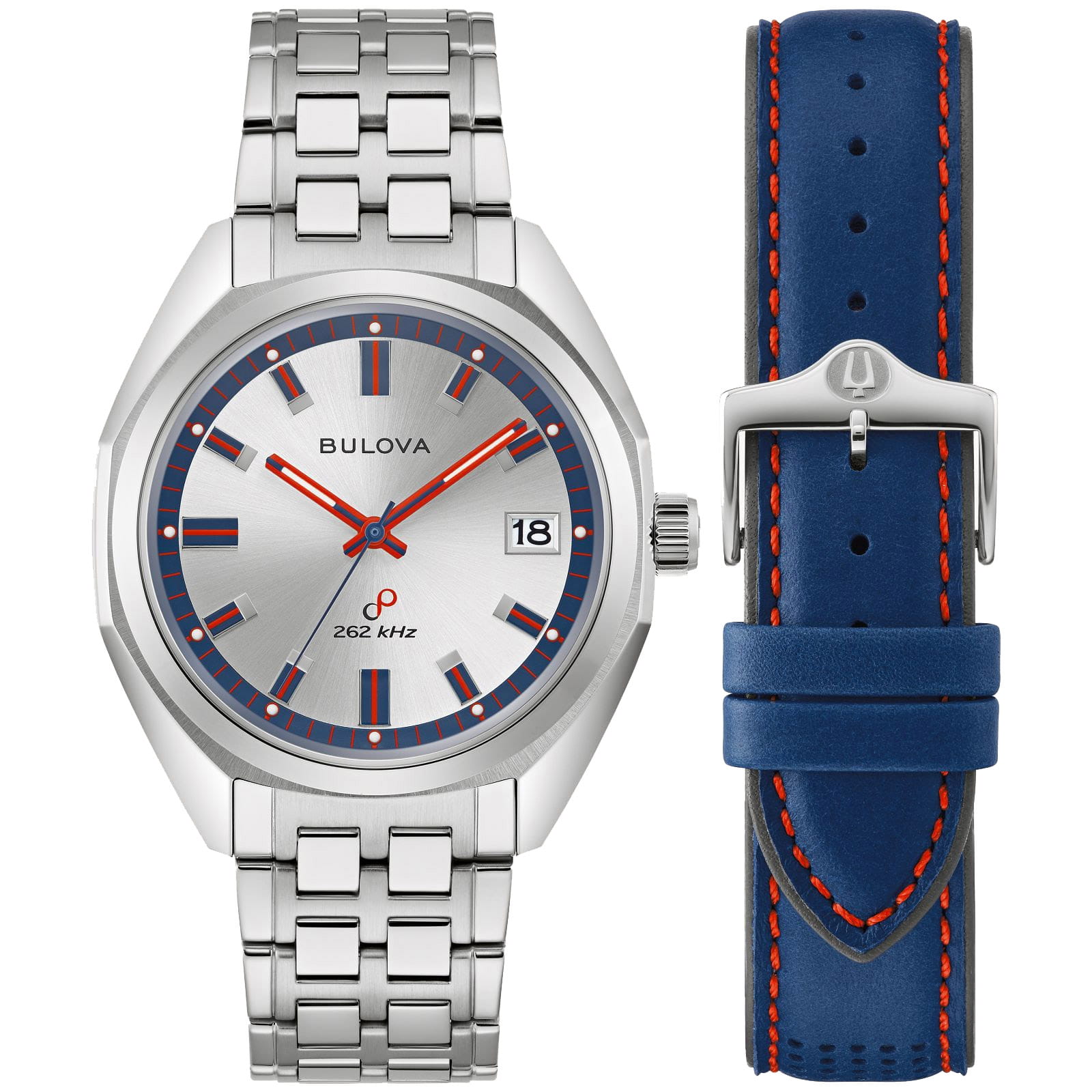 Оригинальные часы Bulova Bulova Jet Star 96K112 кварцевые калибр механизма  общий вид