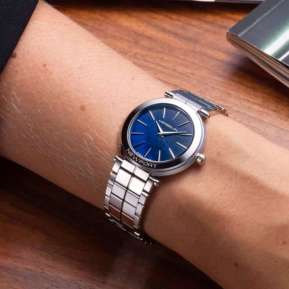 Оригинальные часы Herbelin Herbelin Newport Slim 16922B60 кварцевые калибр механизма  общий вид