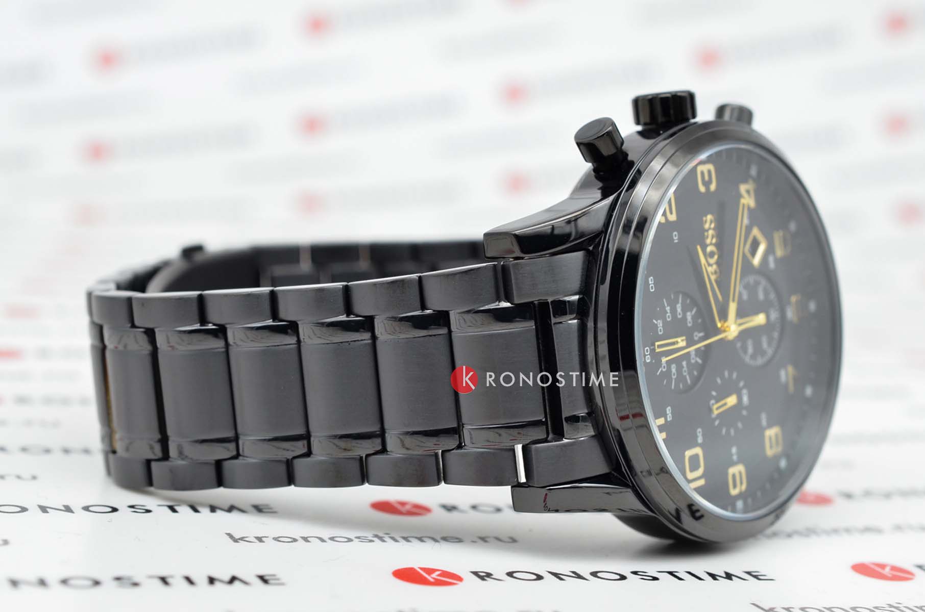 Hugo Boss Hugo Boss Aeroliner HB1513275 мужские часы черный циферблат на запястье