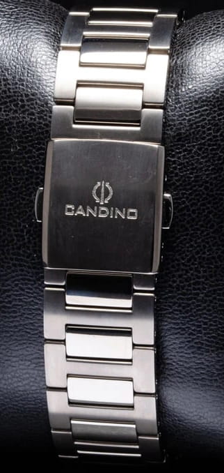 Candino Candino Titanium Chrono C4603/A,  швейцария мужские часы на браслете титановый боковой вид