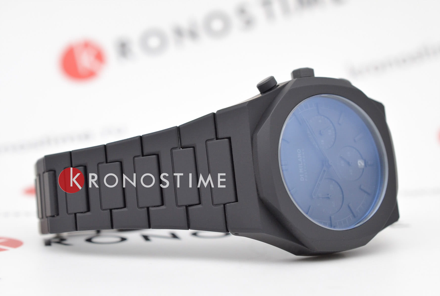 D1 Milano D1 Milano Polychrono PHBJSH мужские часы черный циферблат на запястье