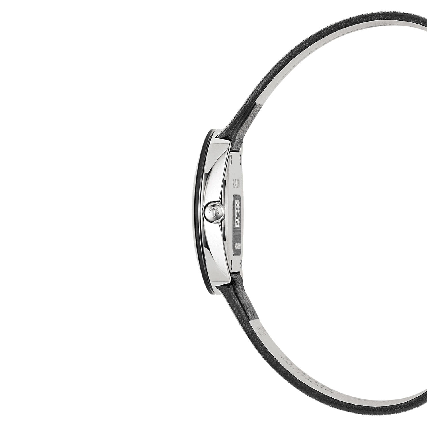 Rado Rado Esenza R53743155,  швейцария женские часы на браслете кожаный боковой вид