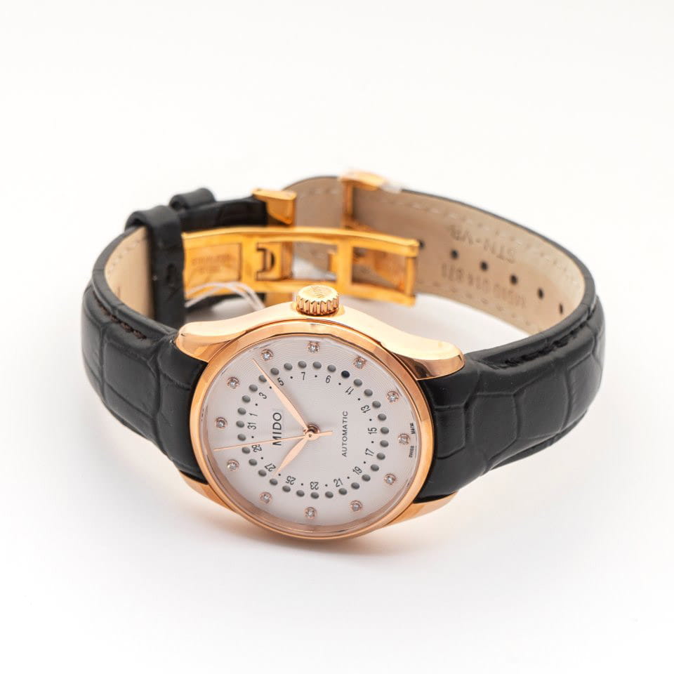 Mido Mido Belluna M024.207.36.036.00 мужские часы белый циферблат на запястье