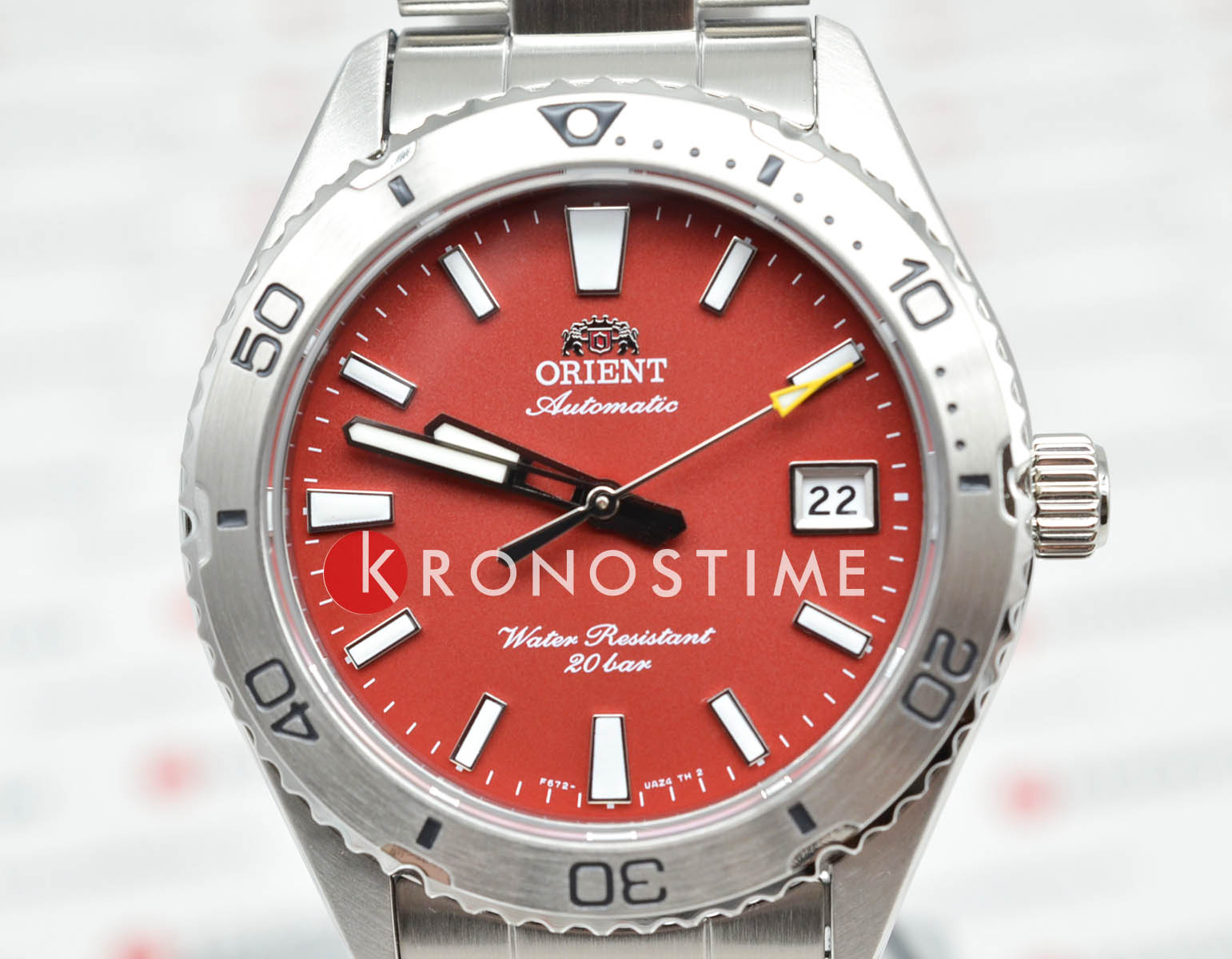 Оригинальные часы Orient Orient Diving Sport Automatic RA-AC0Q09R (RN-AC0Q09R) механические калибр механизма f6922 общий вид