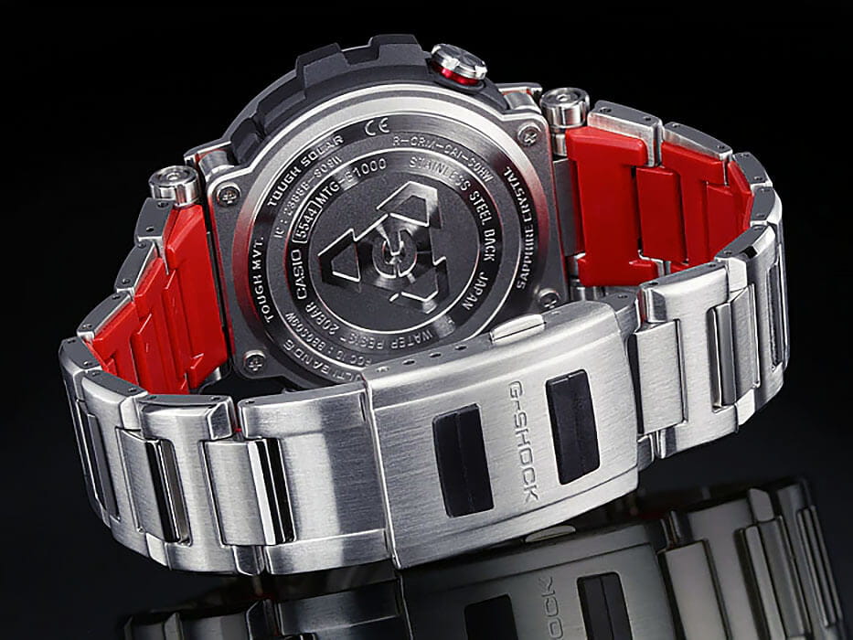 Casio Casio G-Shock Premium MTG-B1000D-1A, g-shock япония мужские часы на браслете сталь + полимер боковой вид