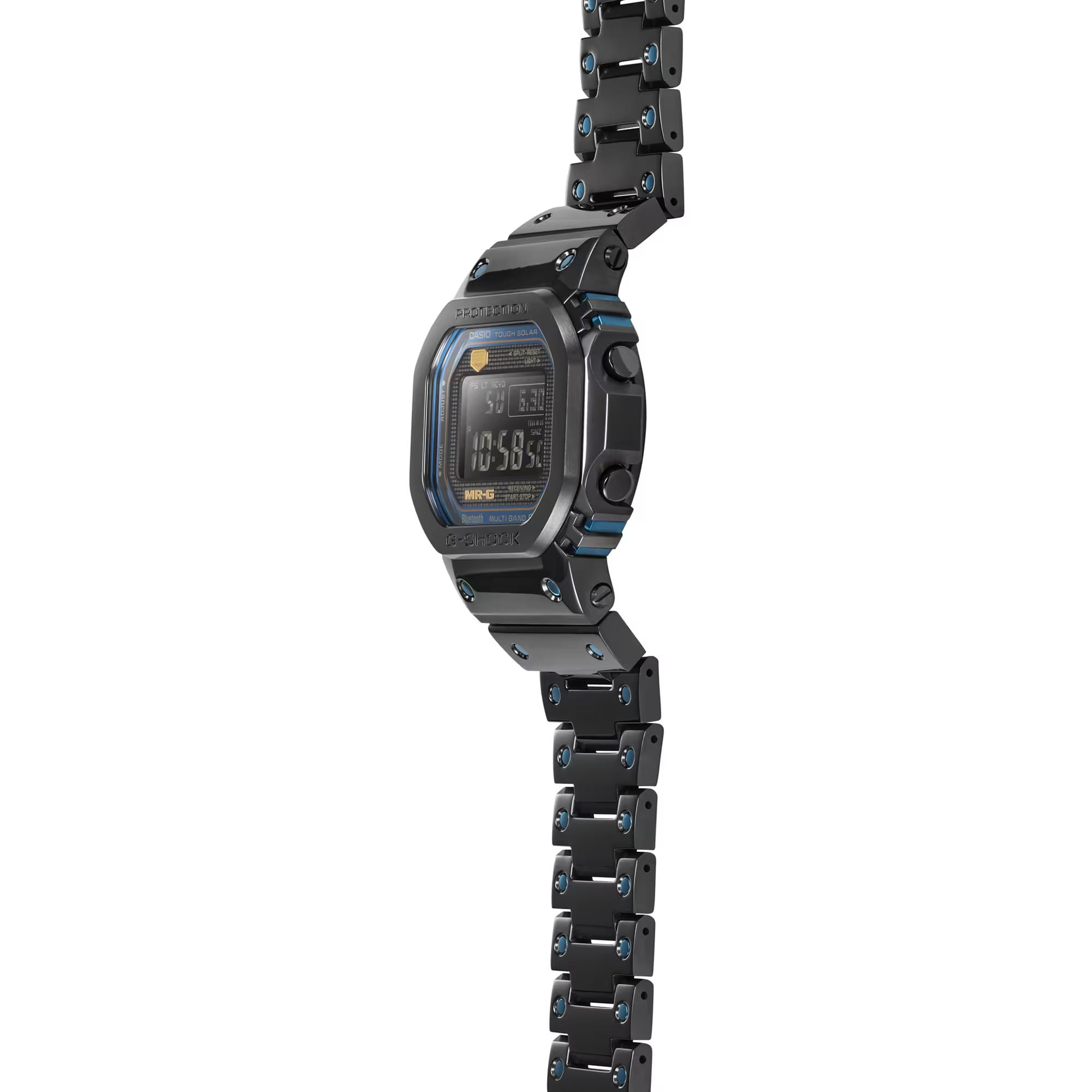 Casio Casio G-Shock MRG-B5000BA-1DR (MRG-B5000BA-1) электронные мужские часы часы крупный план  циферблата