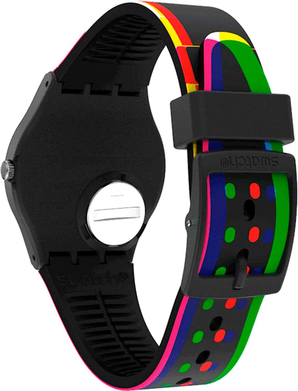 Swatch Swatch Gent Standard GB333, gent швейцария женские часы на браслете силикон боковой вид