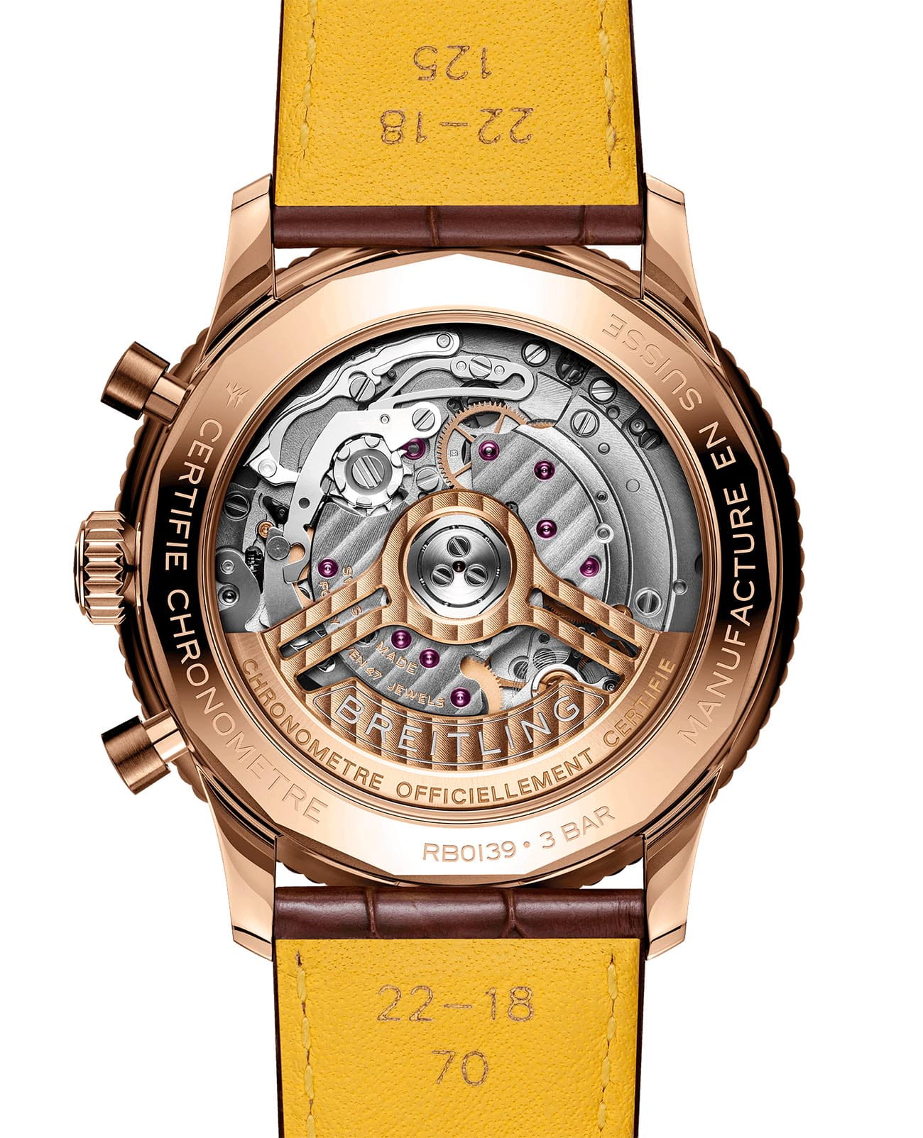 Оригинальные часы Breitling Breitling Navitimer B01 Chronograph 41 RB0139631G1P1 механические калибр механизма мануфактурный механизм breitling caliber b01 общий вид