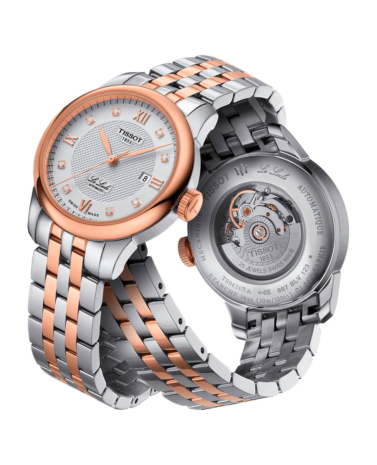 Tissot Tissot T-Classic Le Locle T006.207.22.036.00 женские часы серебристый циферблат на запястье